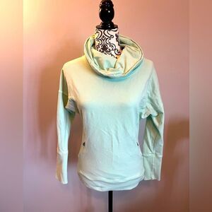 Lululemon Athletica Light Green Cowl Neck Sweatshirt